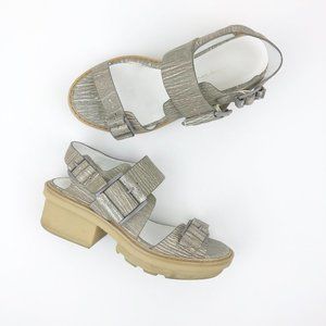 PHILLIP LIM 3.1 mallory platform sandal beige